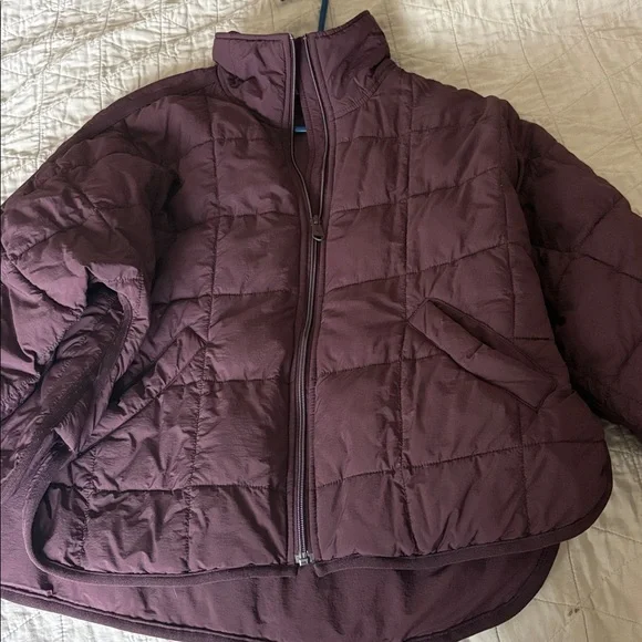 Free People FP Movement Pippa Packable Puffer Jacket XS eggplant - Picture 8 of 8